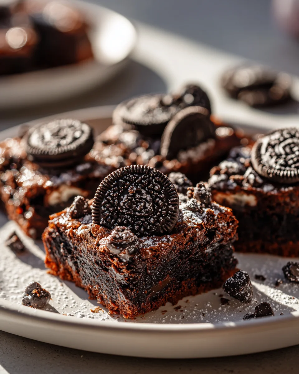 Halloween Oreo Cookie Brownies: Dein perfekter Grusel-Snack!