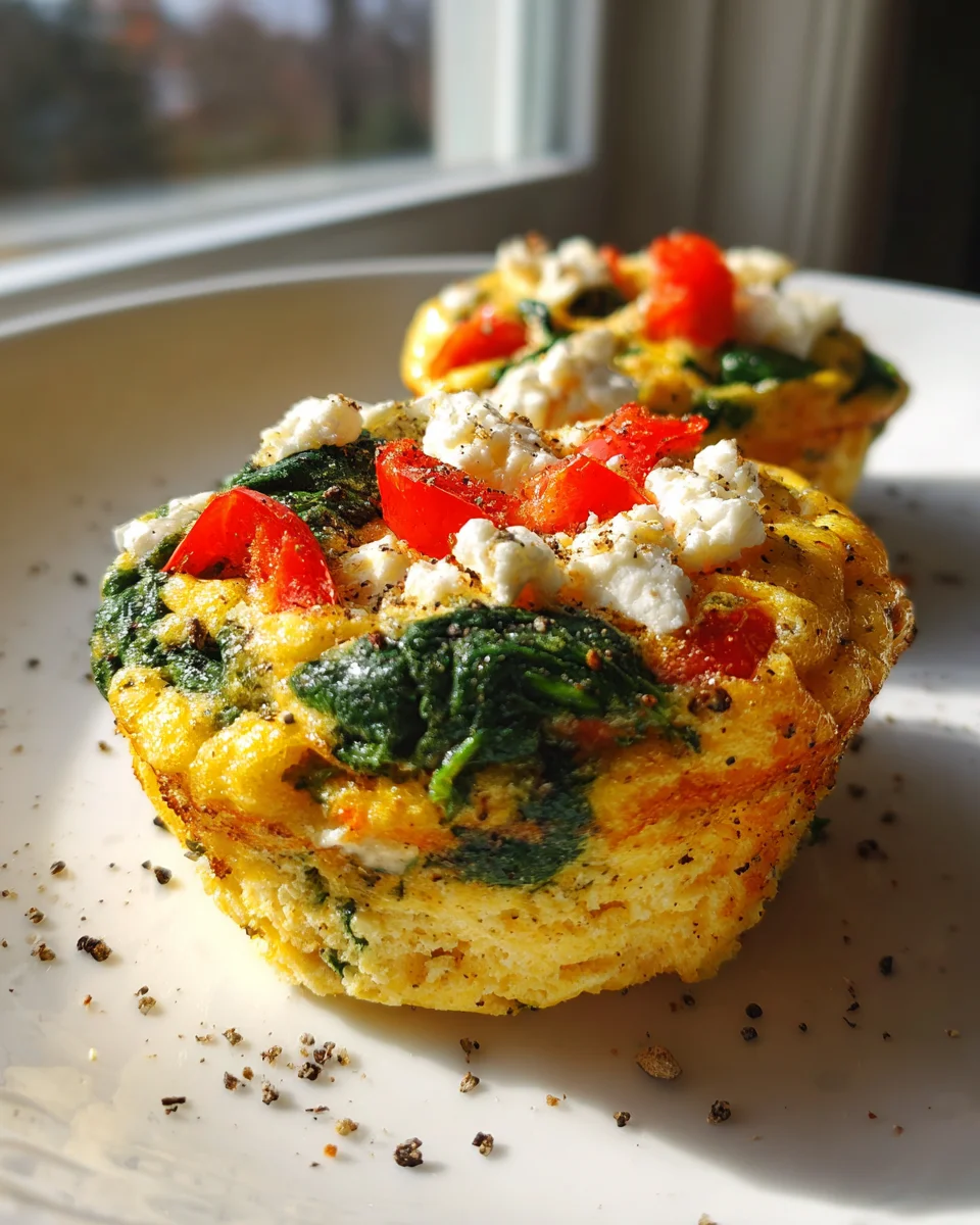 Leckere Eier-Muffins mit Spinat & Feta – Schnell gemacht!