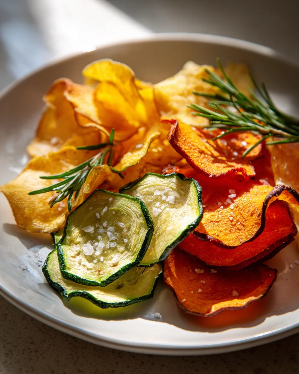 Knusprige Gemüsechips aus dem Ofen: Einfach, gesund & lecker!