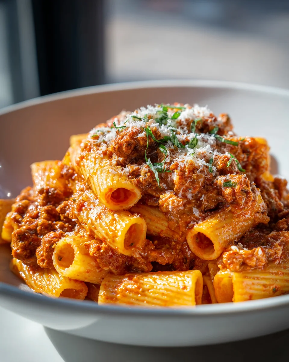 Rigatoni Mafiosi Rezept: Dein würziges Beef-Pasta-Erlebnis