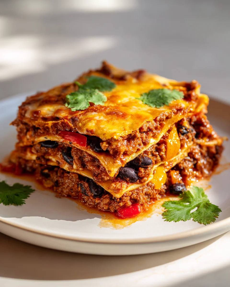 Köstliche Mexikanische Taco Lasagne: Dein neues Lieblingsgericht