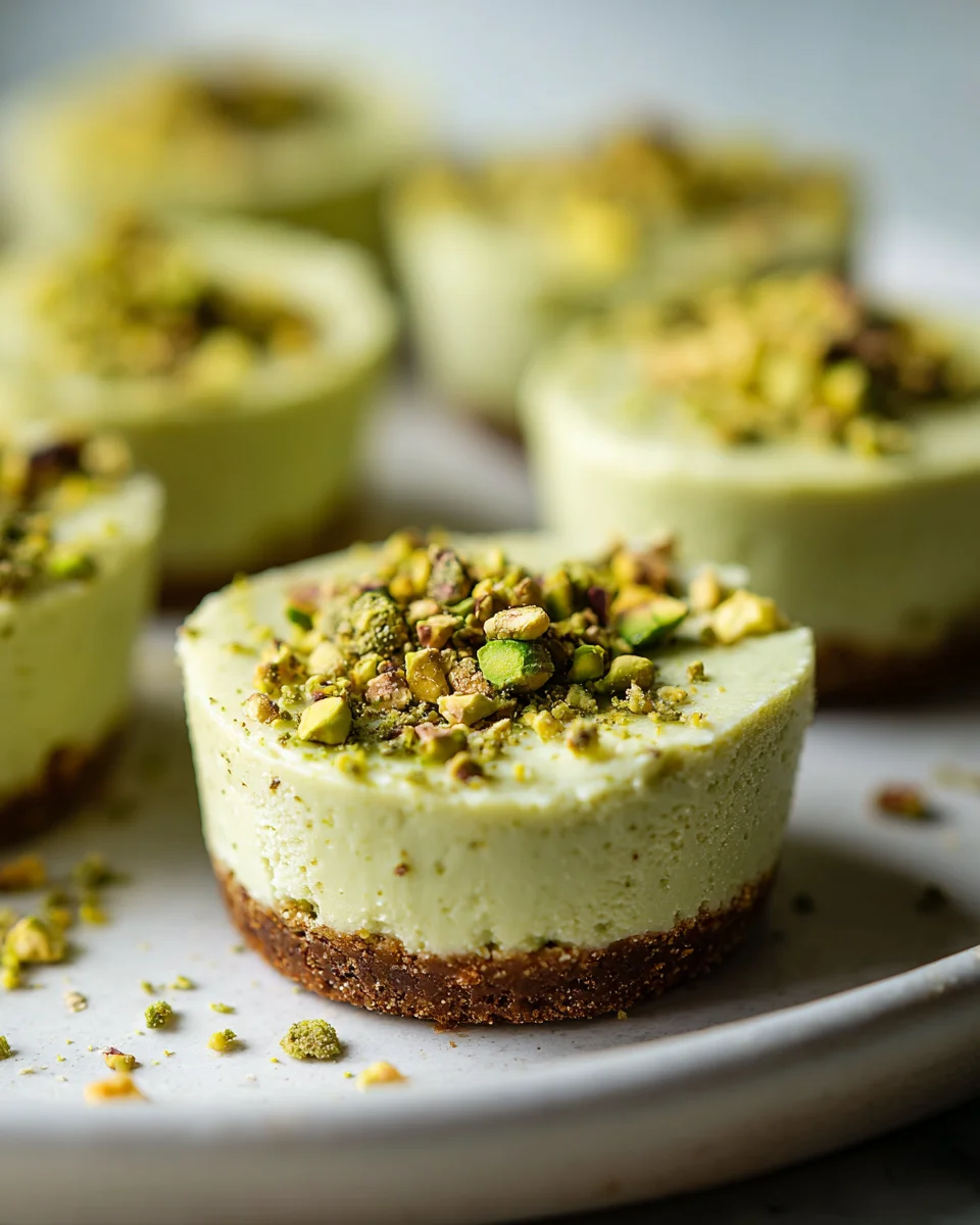 Mini Pistazien Cheesecakes: Schnell, lecker & einfach!