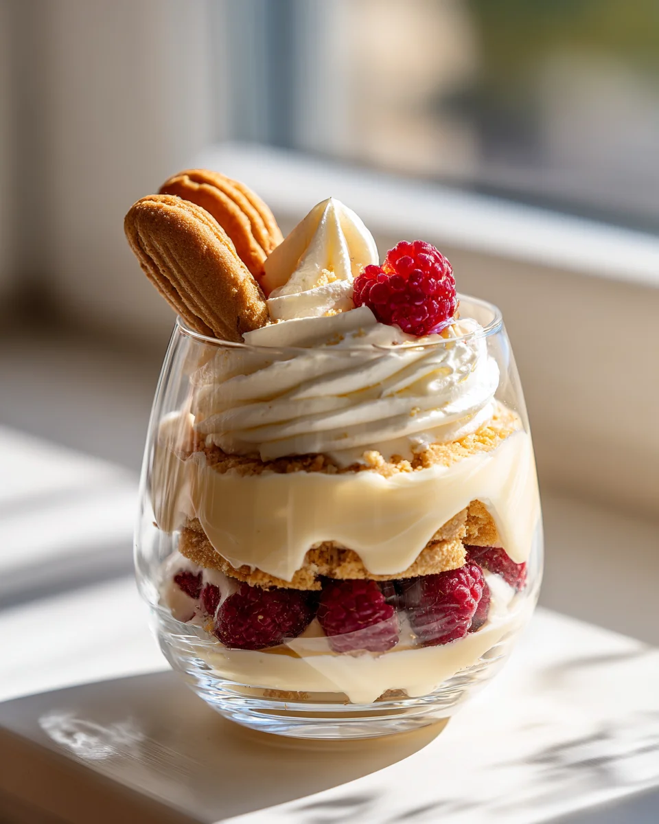 Himbeer-Vanillekipferl Dessert: Süßer Traum für Geniesser
