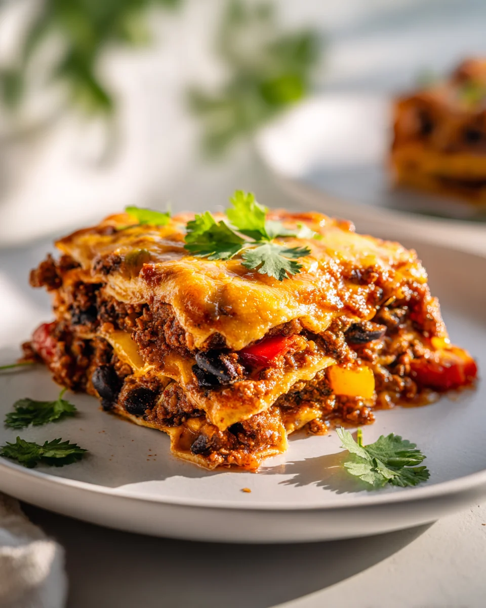 Köstliche Mexikanische Taco Lasagne: Dein neues Lieblingsgericht