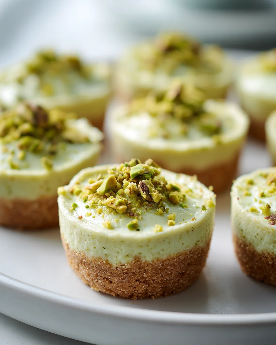 Mini Pistazien Cheesecakes: Schnell, lecker & einfach!