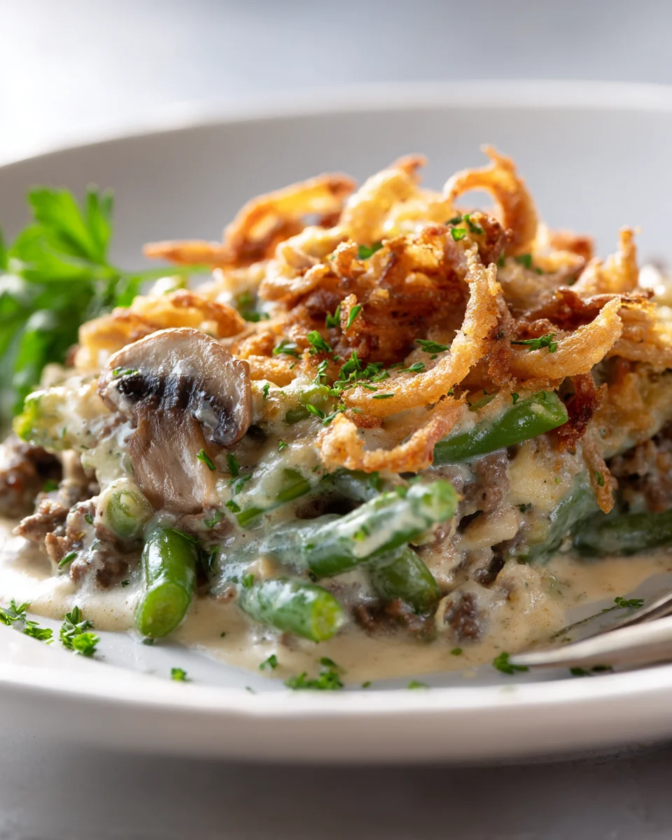 Herzhafter Hackfleisch-Grüne-Bohnen-Auflauf: Ein Familienhit!