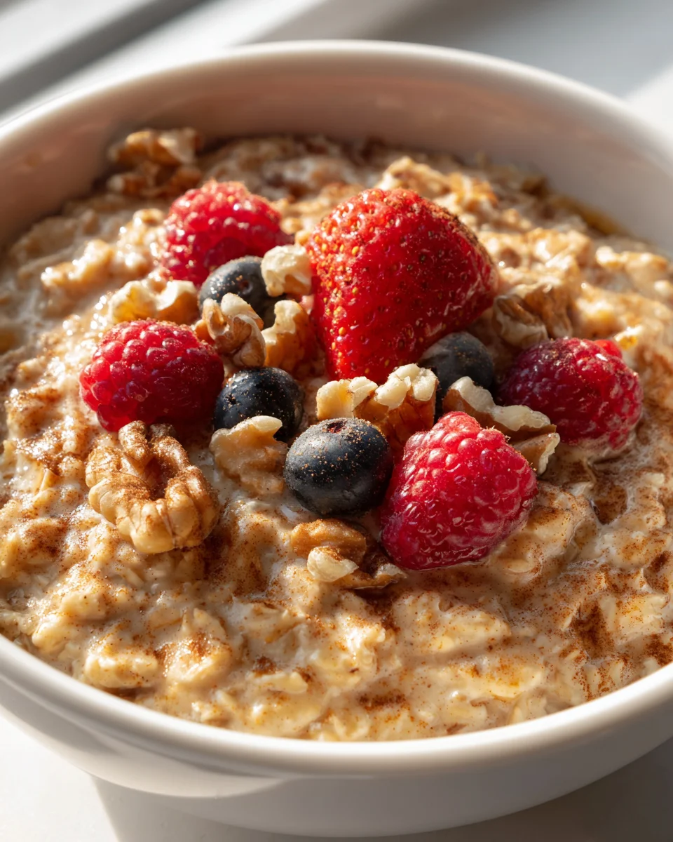 Cremige Zimtschnecken Übernacht Haferflocken: Dein Traumfrühstück