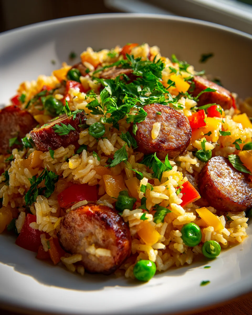 Wurst-Reis Blechgericht: Schnelles & Leckeres Familienessen