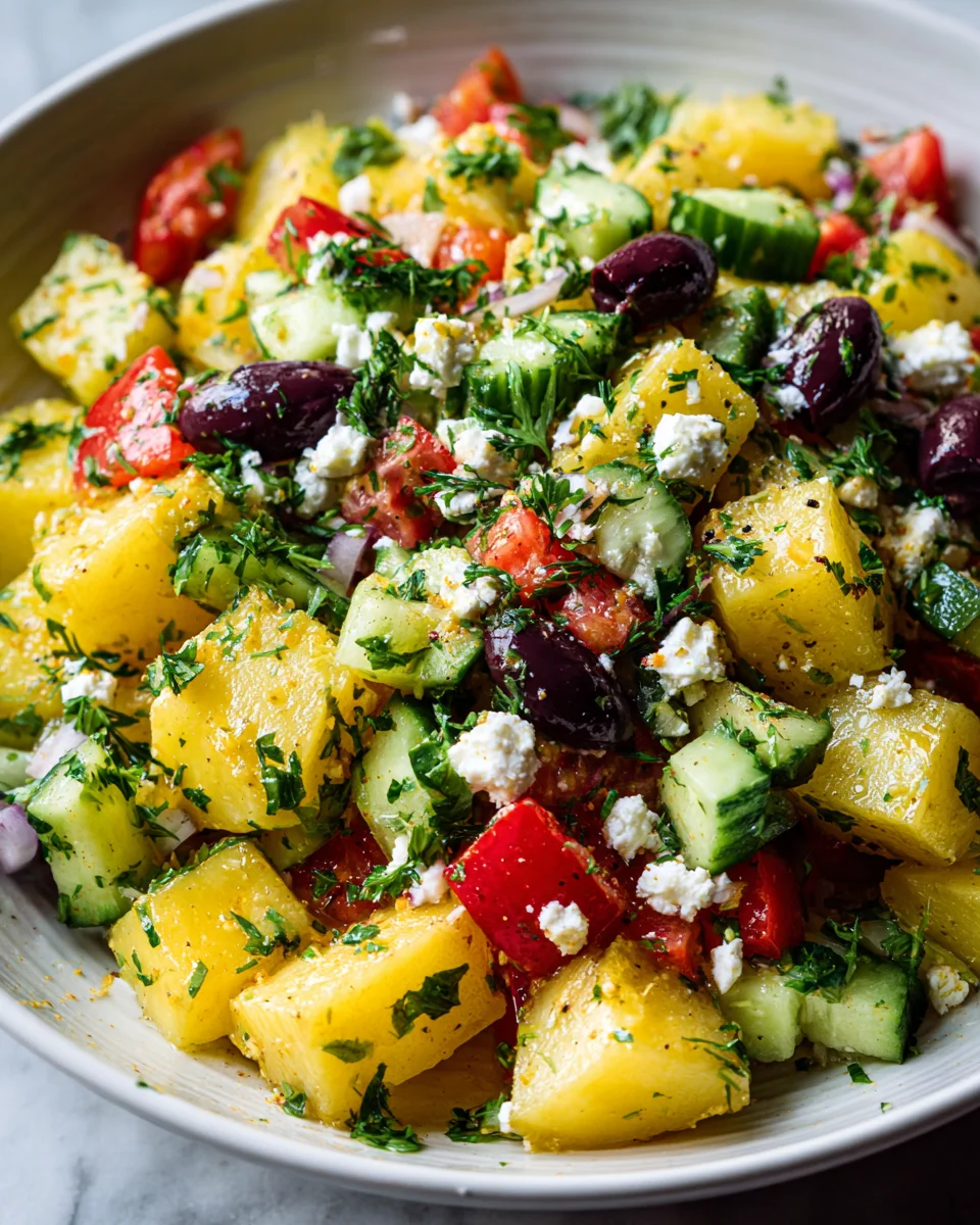 Türkischer Kartoffelsalat – Frisch, leicht & voller Aroma!