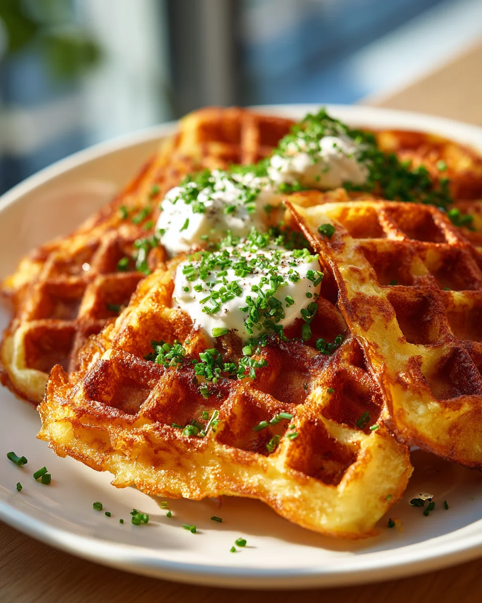 Dein Rezept für Einfache, Knusprige Kartoffelwaffeln