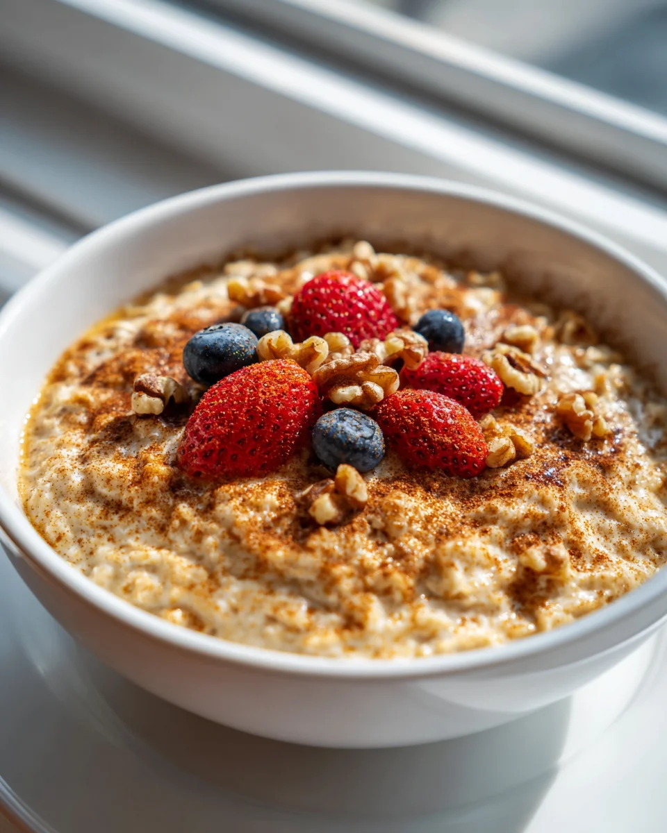 Cremige Zimtschnecken Übernacht Haferflocken: Dein Traumfrühstück