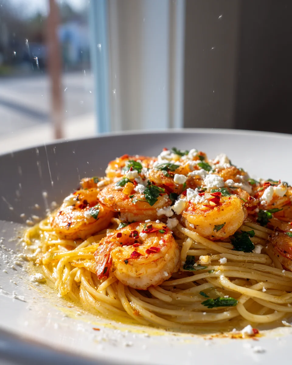 Griechische Garnelen Scampi: Scharf mit Chili & Kräutern