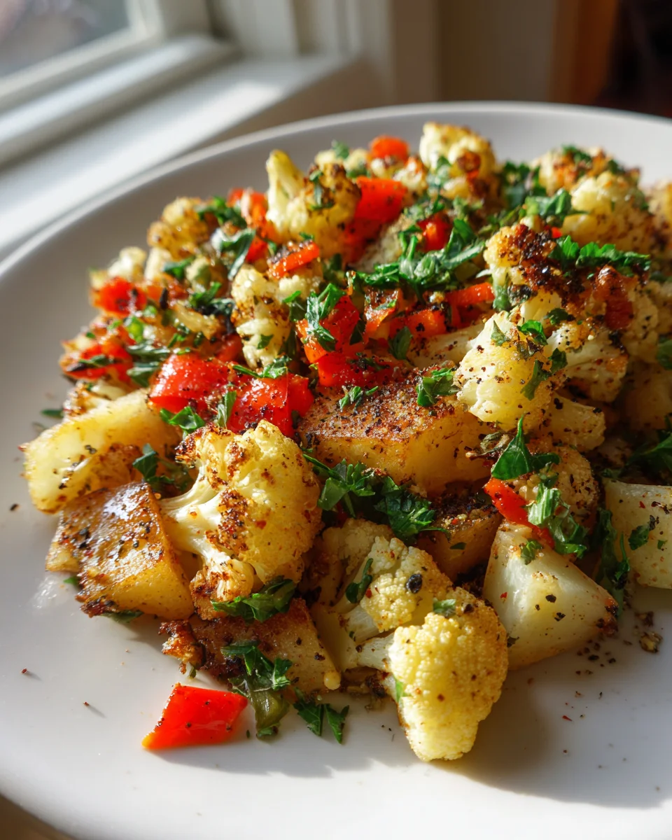 Knuspriger Blumenkohl-Kartoffel-Hash: Dein Frühstückshit