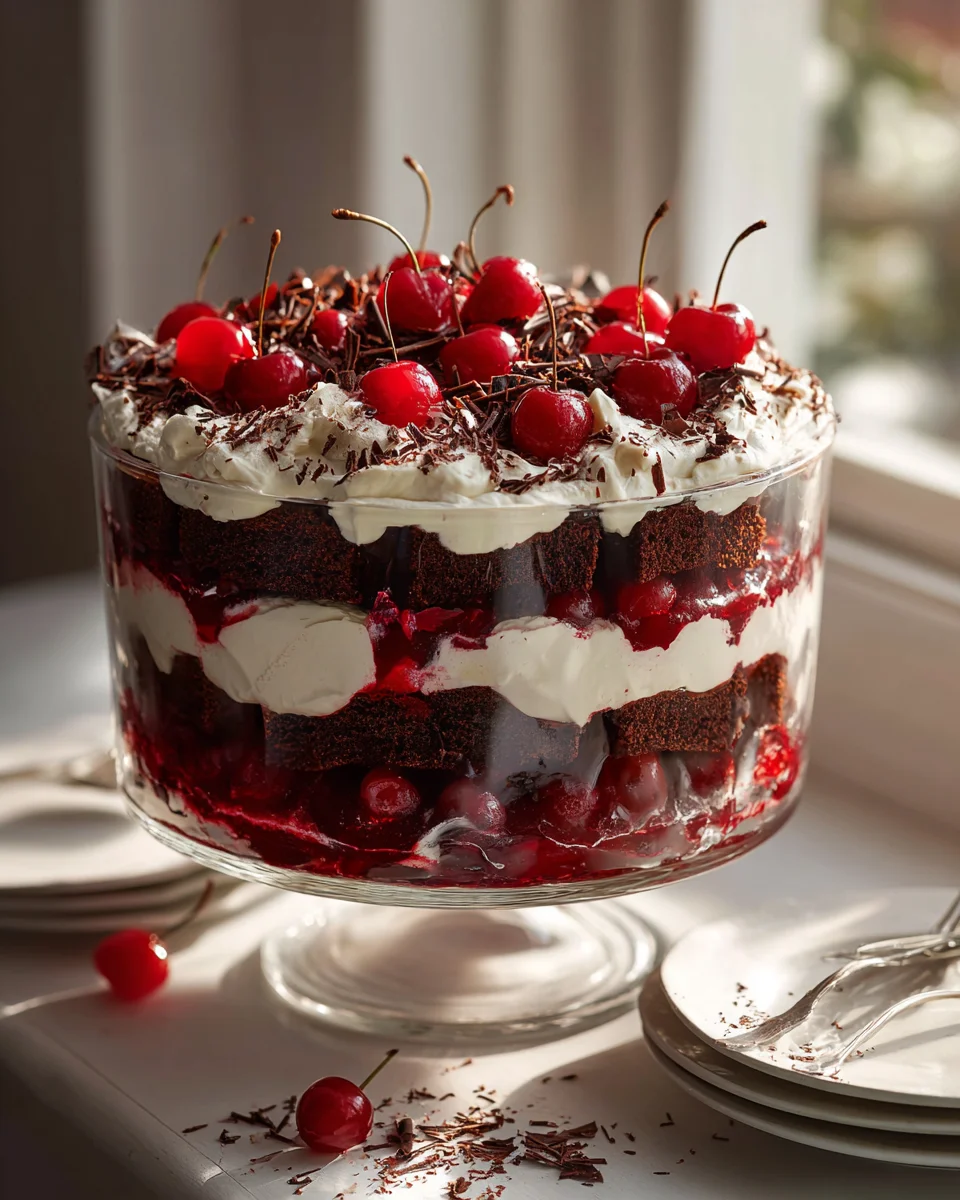 Schwarzwälder Trifle: Kirsch-Extrakt & Schokogenuss, alkoholfrei