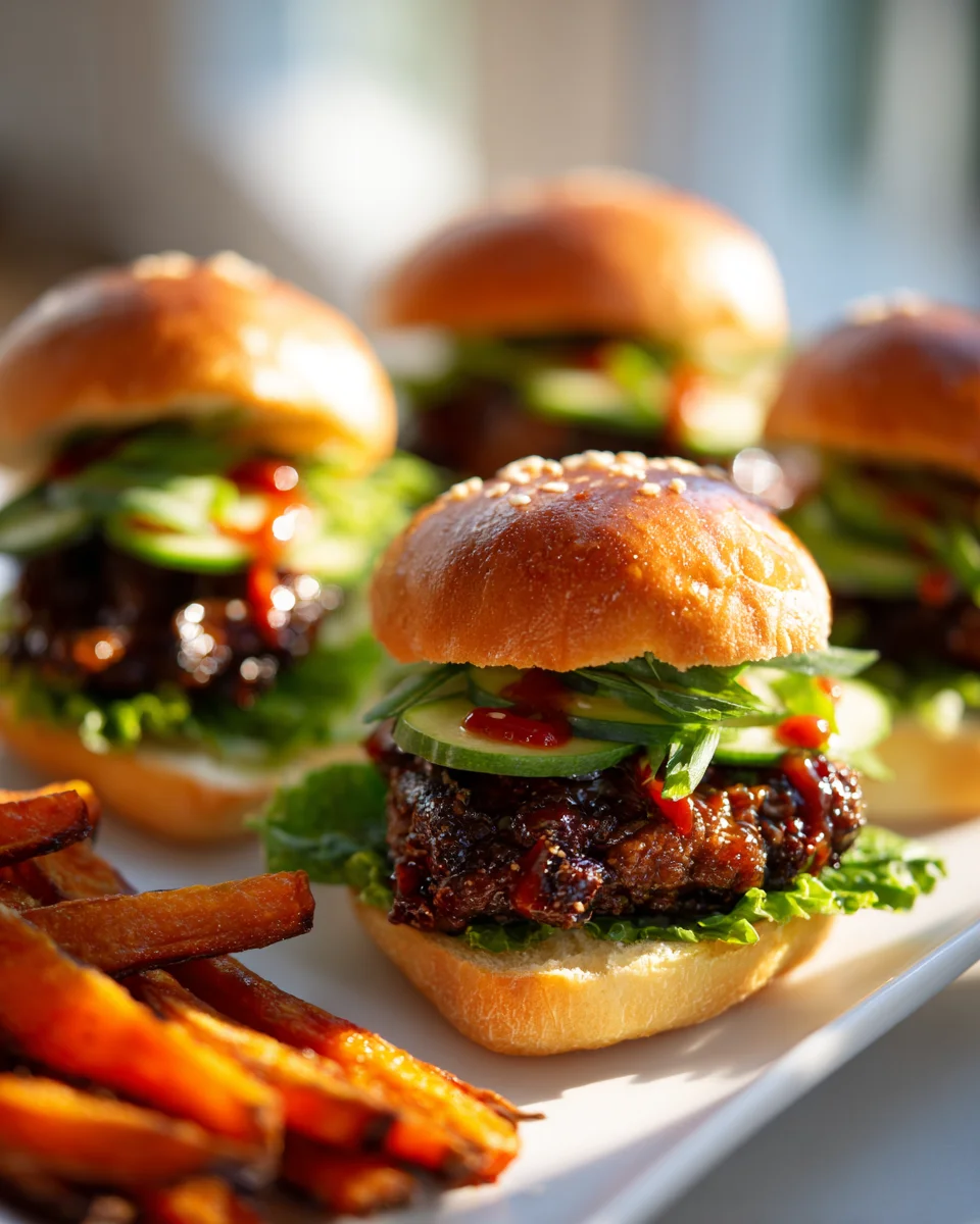Saftige Korean BBQ Beef Sliders: Das ultimative Party-Rezept!