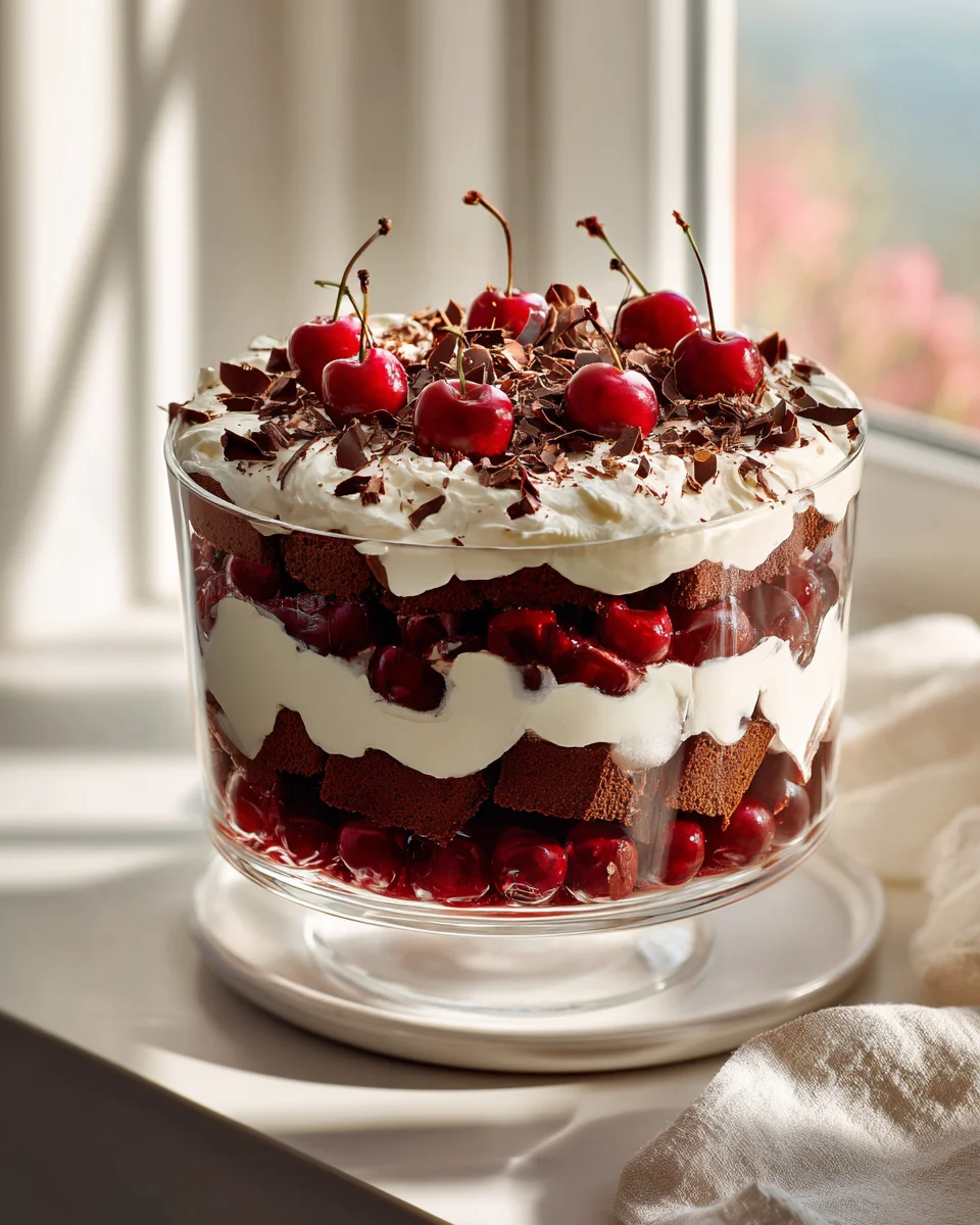 Schwarzwälder Trifle: Kirsch-Extrakt & Schokogenuss, alkoholfrei