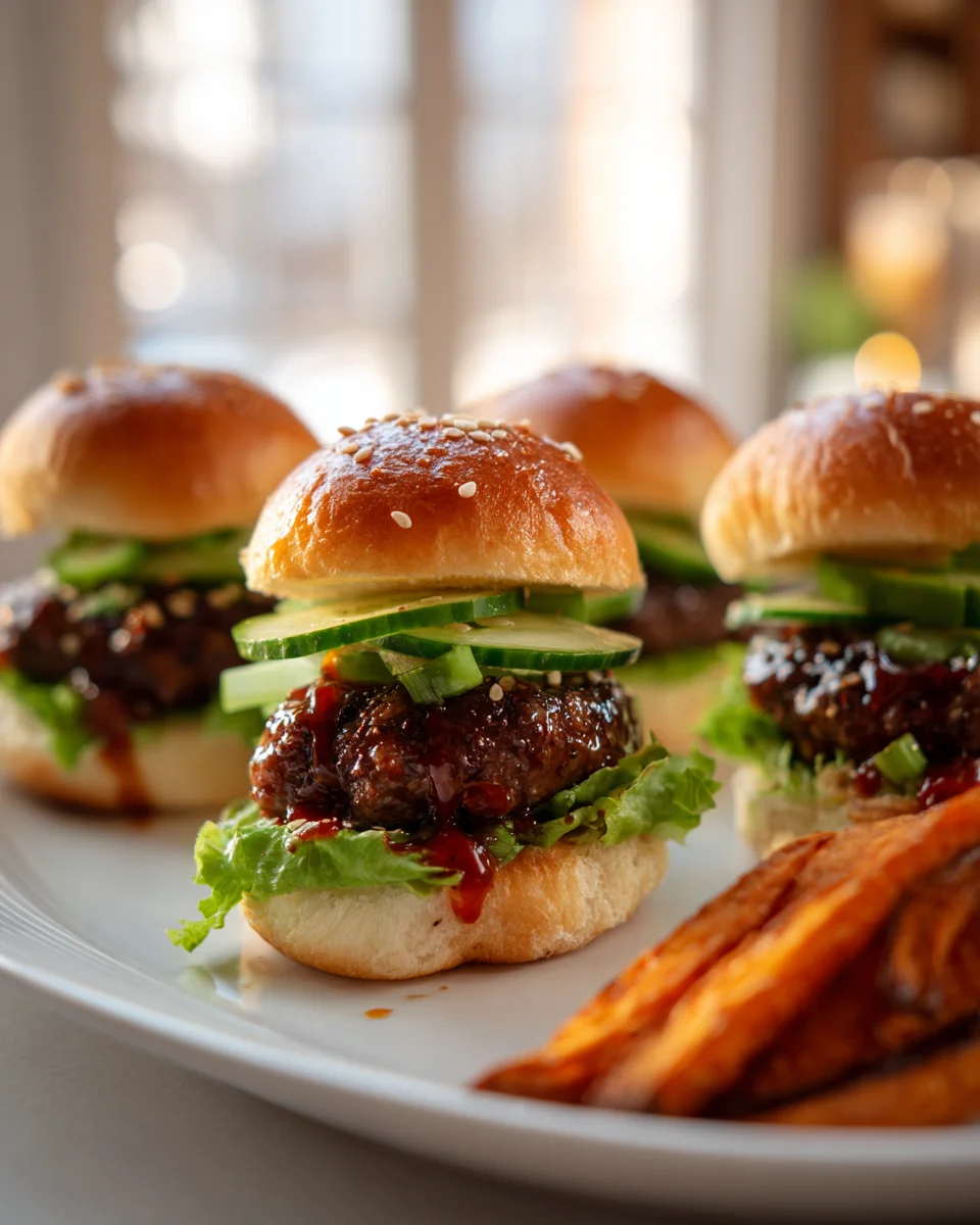 Saftige Korean BBQ Beef Sliders: Das ultimative Party-Rezept!