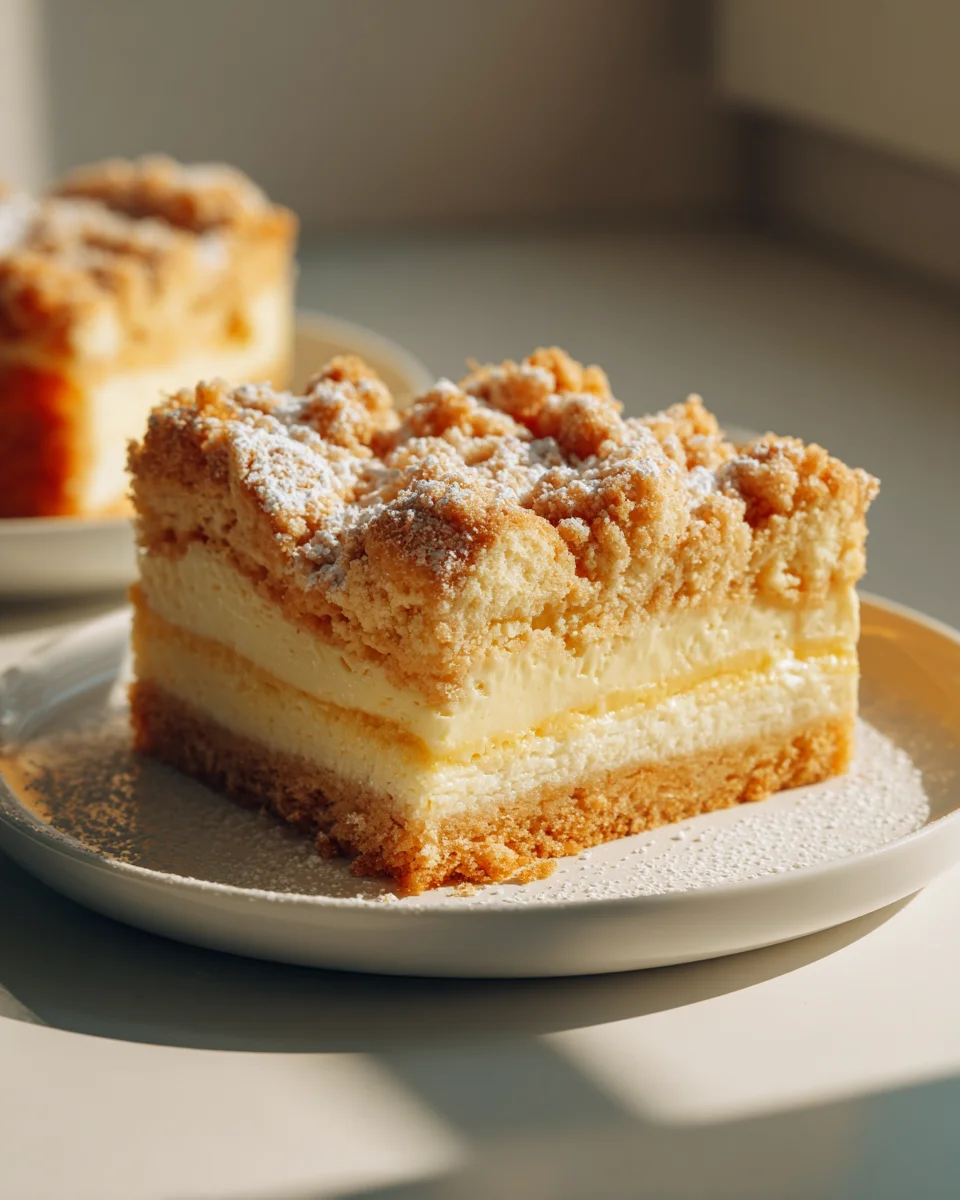 Vanillepudding Streuselkuchen vom Blech – Einfach und lecker!