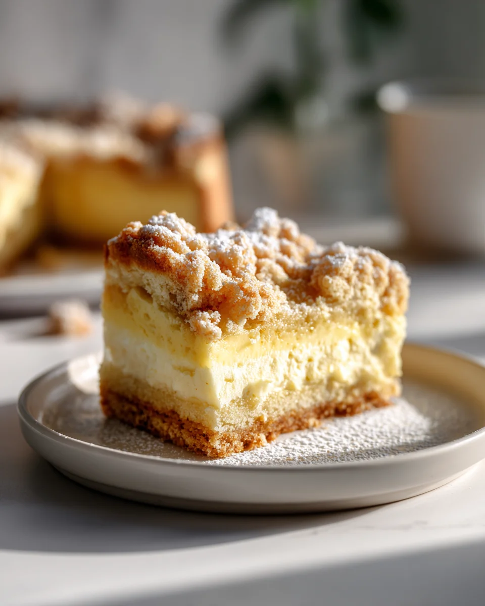 Vanillepudding Streuselkuchen vom Blech – Einfach und lecker!