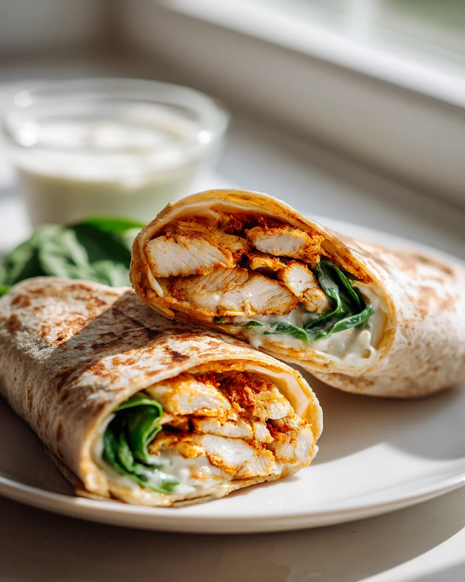 Air Fryer Hähnchen-Mozzarella Wraps: Knusprig, Schnell & Lecker!