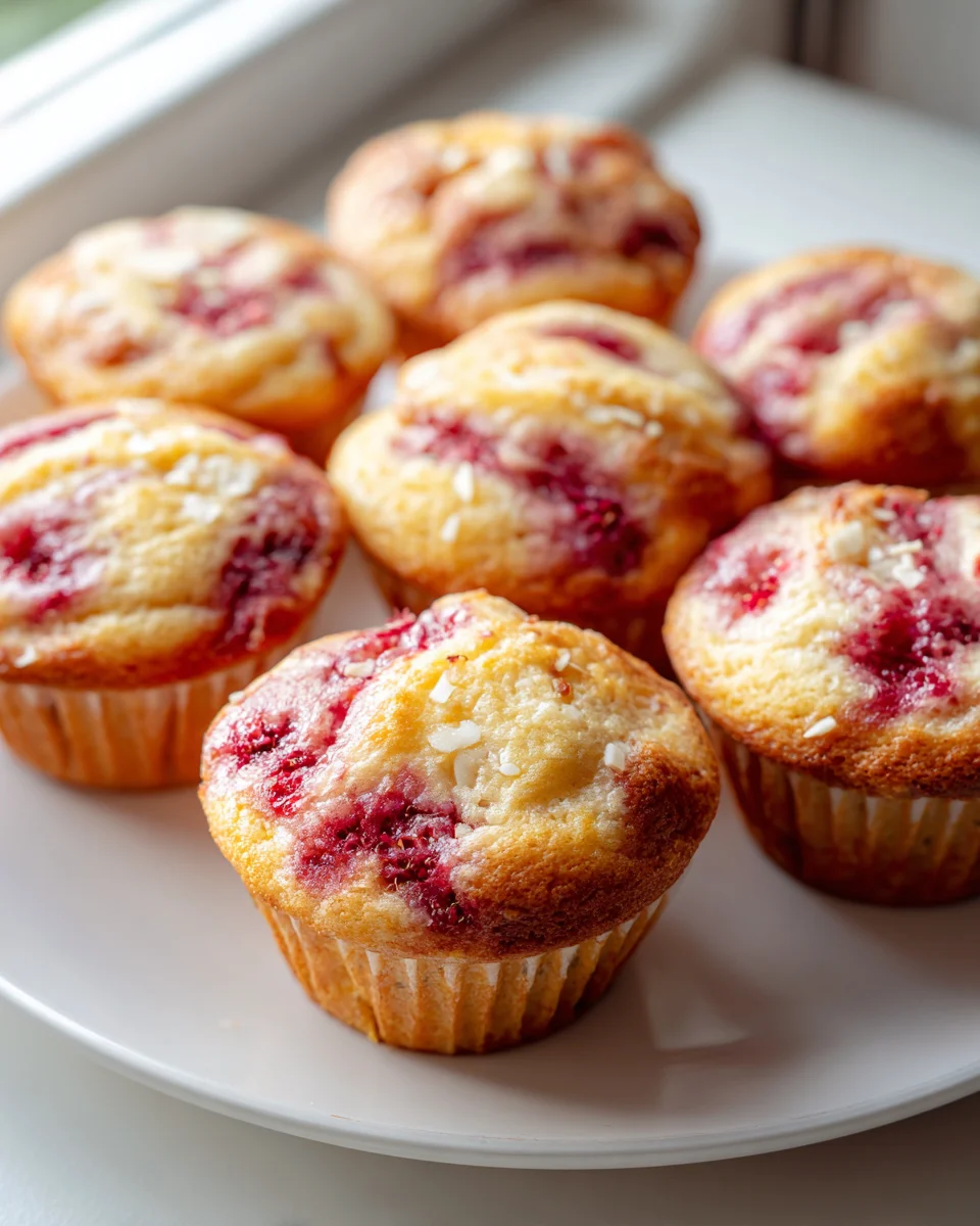 Himbeer-Mandel-Swirl Muffins: So einfach & unwiderstehlich