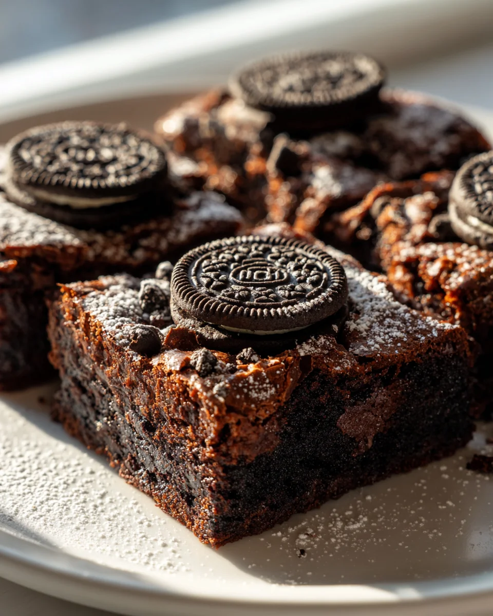 Halloween Oreo Cookie Brownies: Dein perfekter Grusel-Snack!
