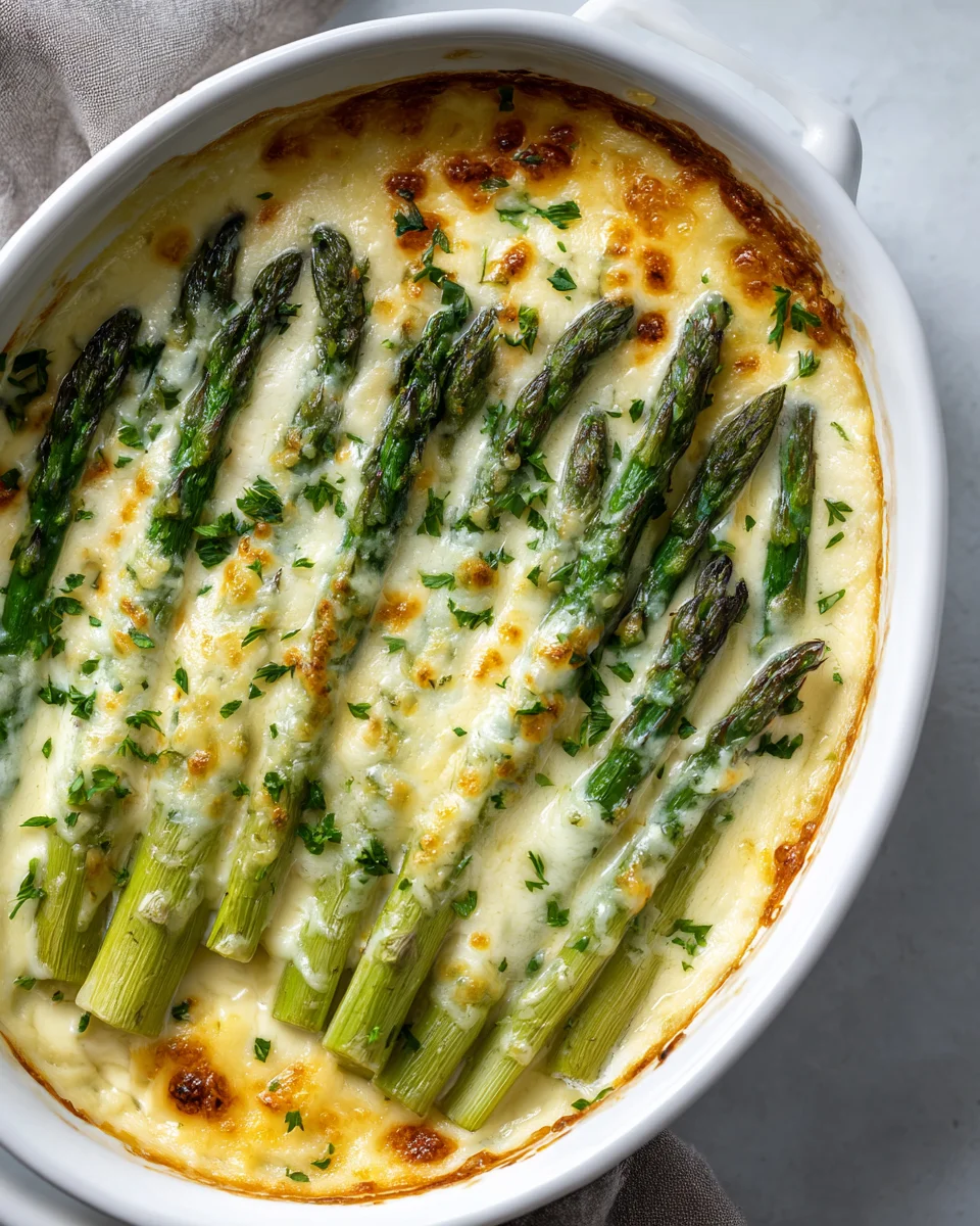 Vegetarischer Spargel Auflauf mit Käse: Lecker & Leicht!