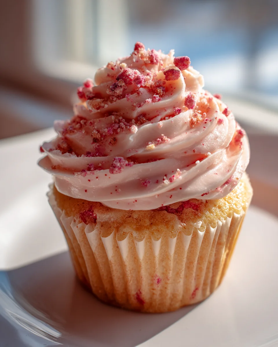Strawberry Crunch Cupcakes – Dein einfaches Glücksrezept!