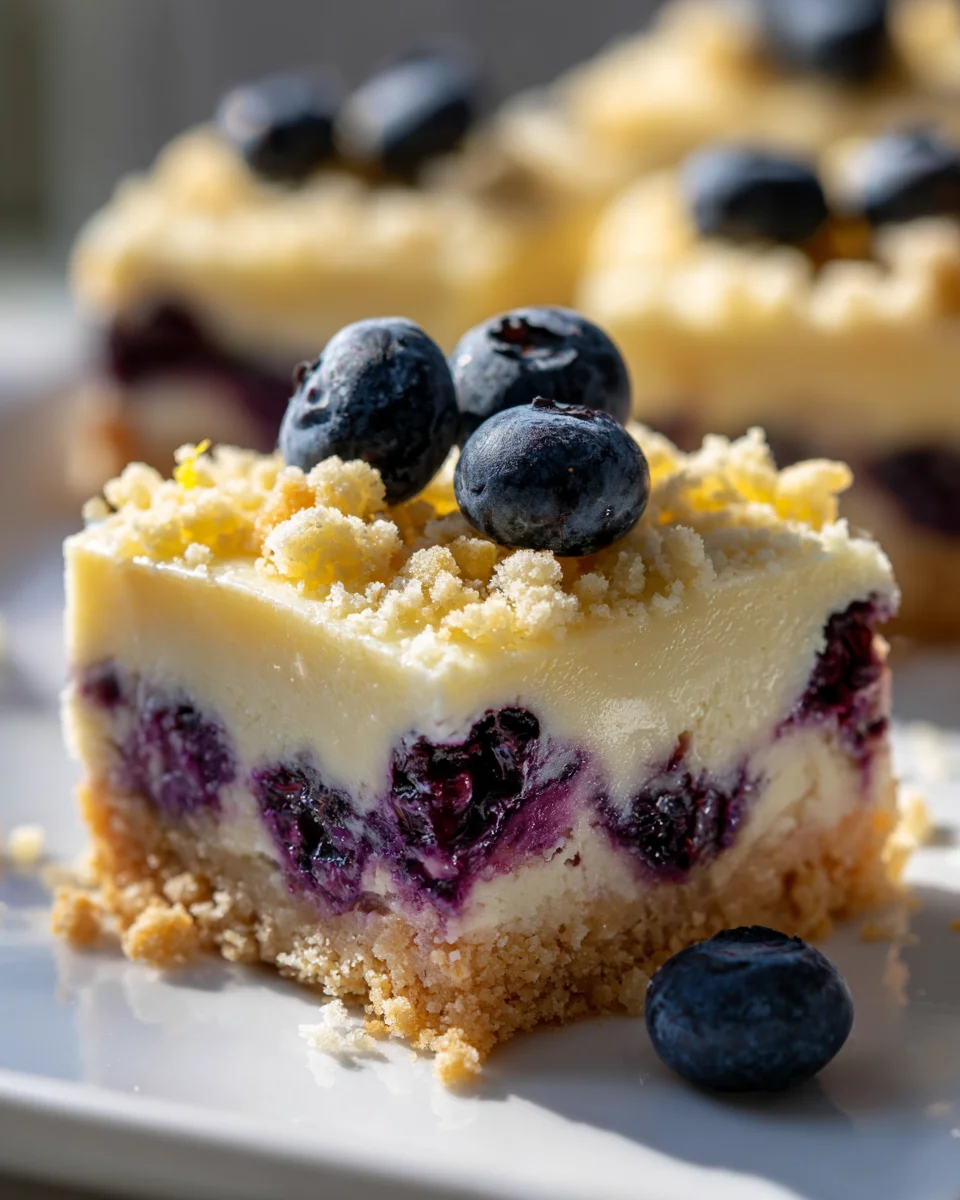 Sommerliche Blaubeer-Zitronen-Bars – unwiderstehlich lecker
