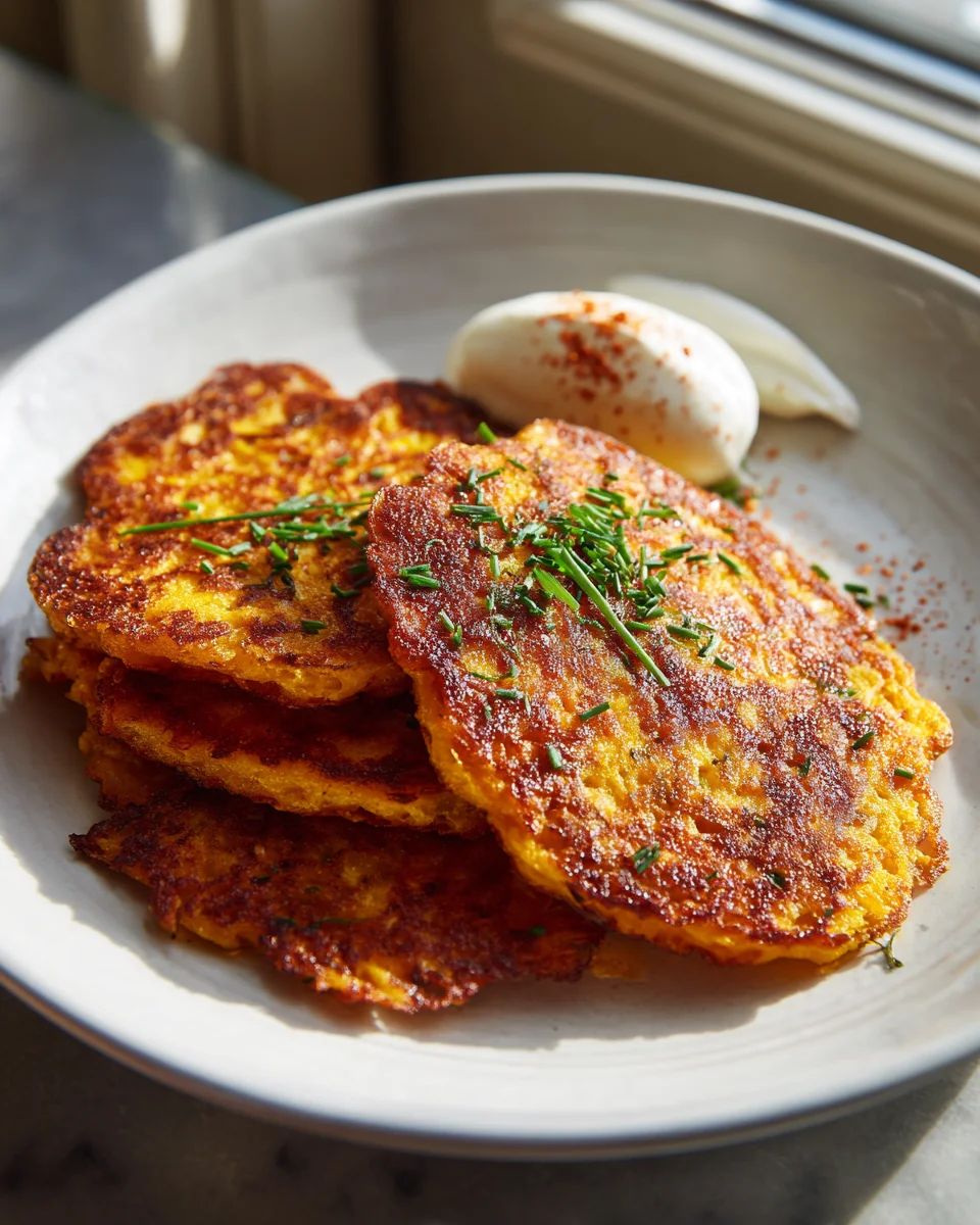 Kürbispuffer Klassisch: Knusprig, schnell & einfach!