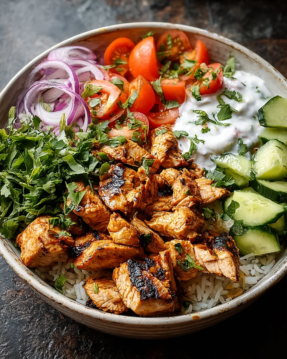Leckere Döner Bowl mit Hähnchen – Einfach & Schnell Zubereiten!