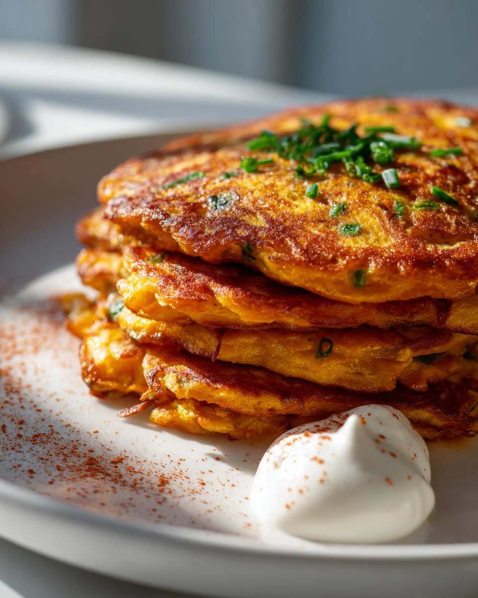 Kürbispuffer Klassisch: Knusprig, schnell & einfach!