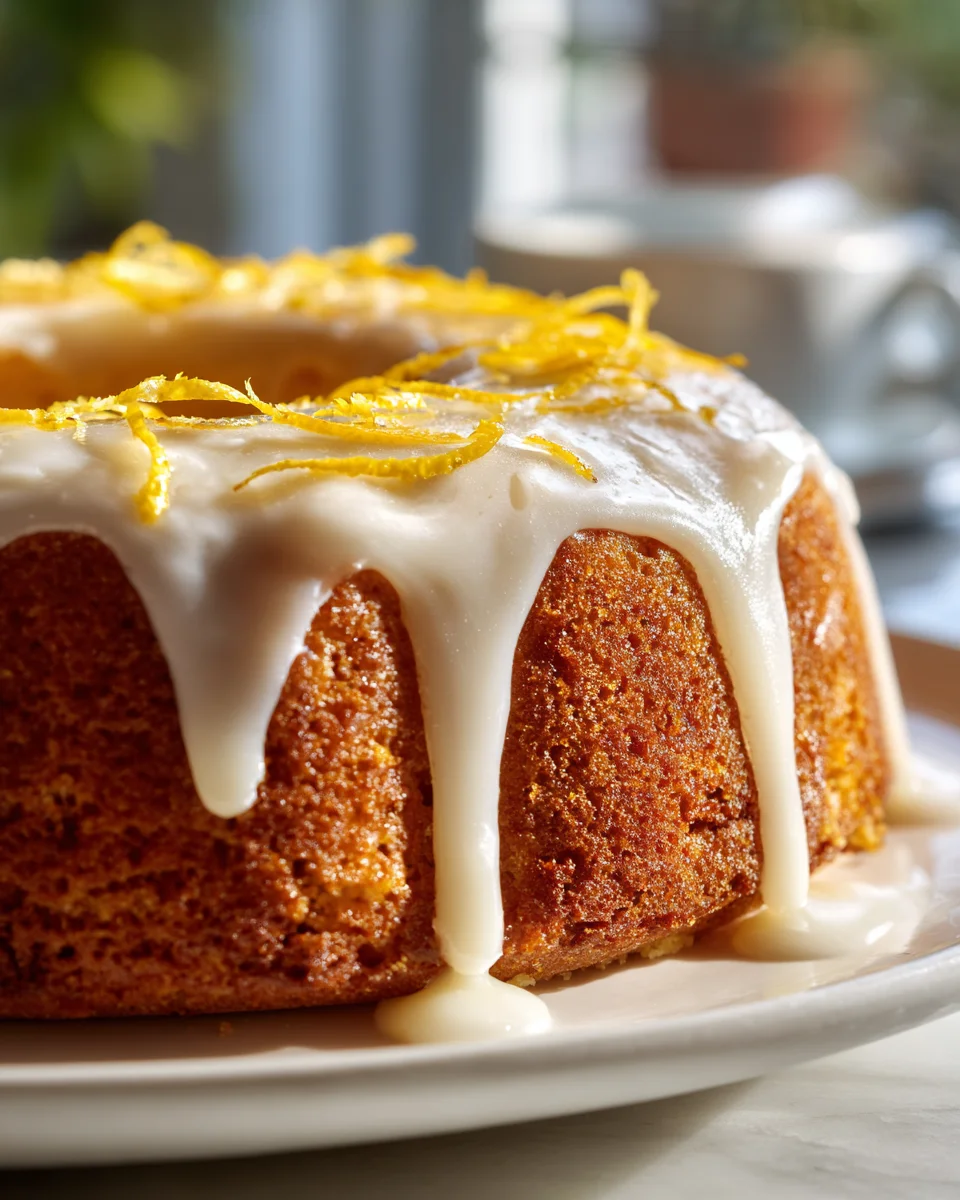 Zitronen Blaunon alkoholfreier Bier Kastenkuchen mit Joghurtglasur