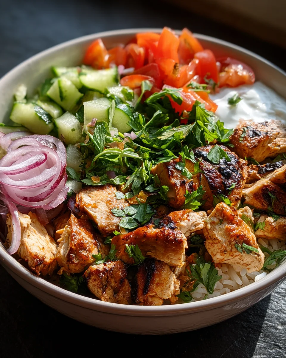 Leckere Döner Bowl mit Hähnchen – Einfach & Schnell Zubereiten!