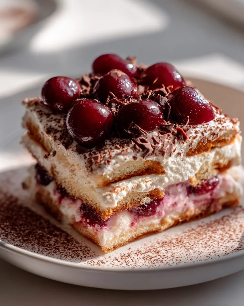 Cremiges Kirsch-Amaretto-Extrakt Tiramisu – Einzigartiger Genuss