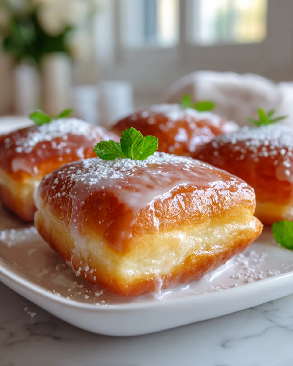 Fluffige Buttermilch-Beignet-Quadrate: Goldener Genuss pur!