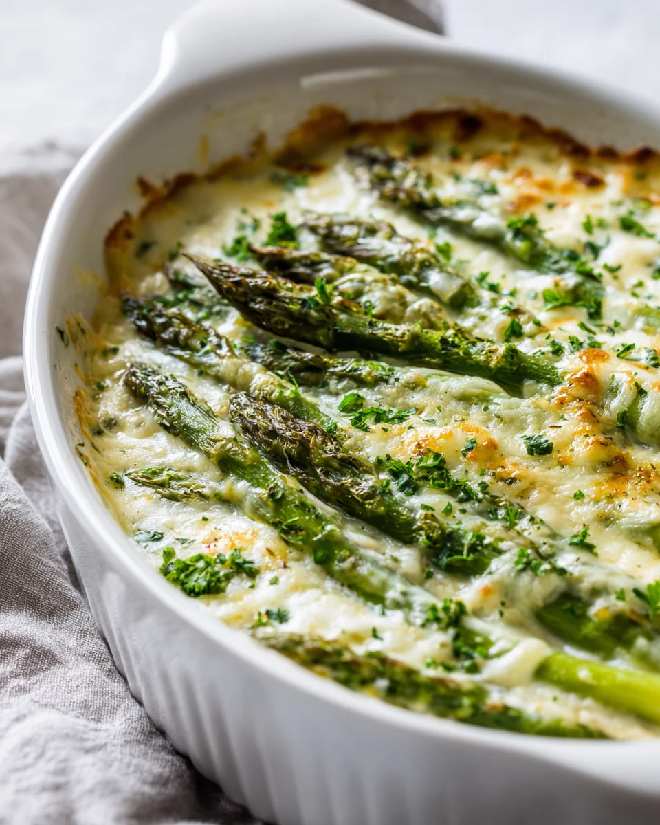 Vegetarischer Spargel Auflauf mit Käse: Lecker & Leicht!