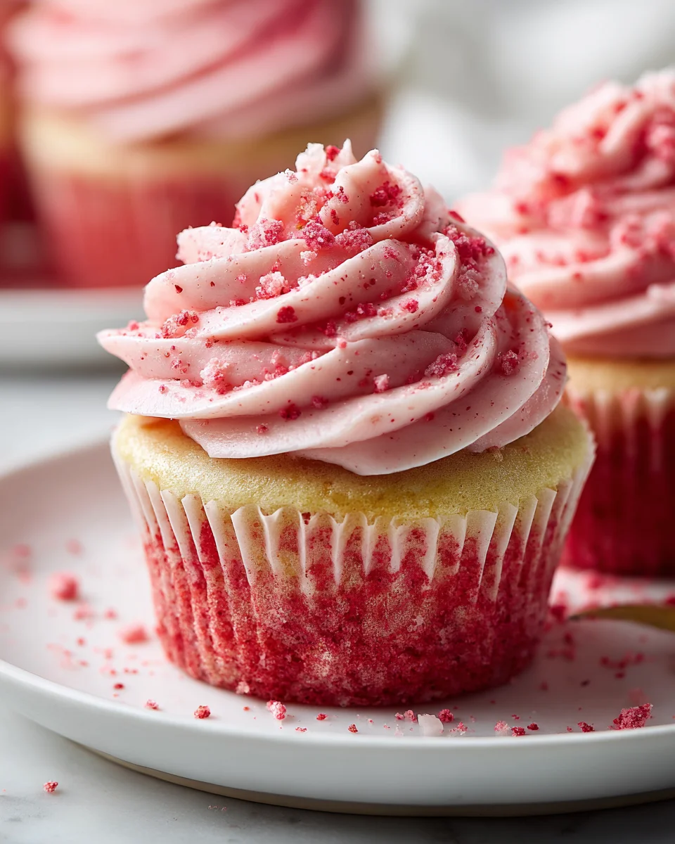 Strawberry Crunch Cupcakes – Dein einfaches Glücksrezept!