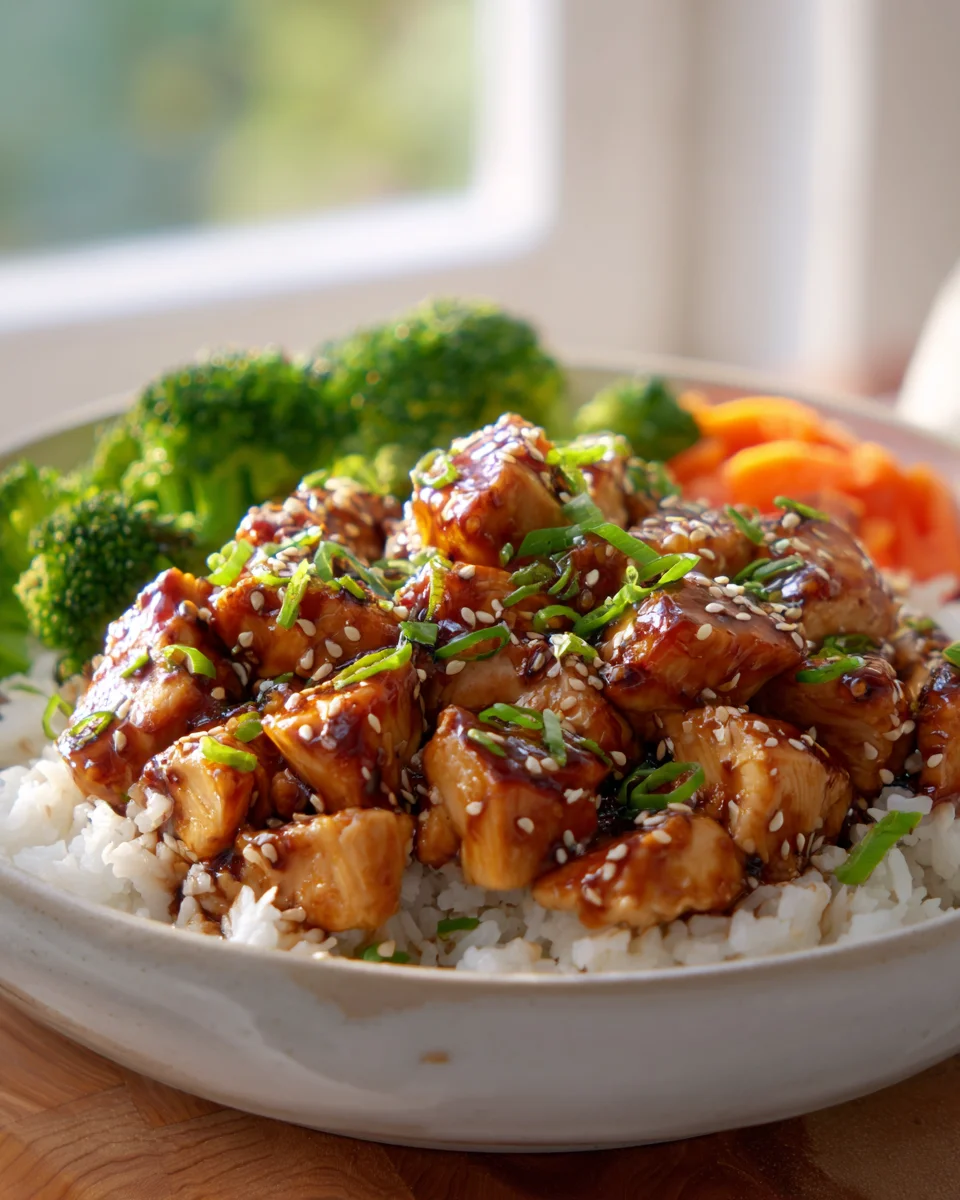 Einfache Teriyaki Chicken Rice Bowl – Dein Feierabend-Hit!