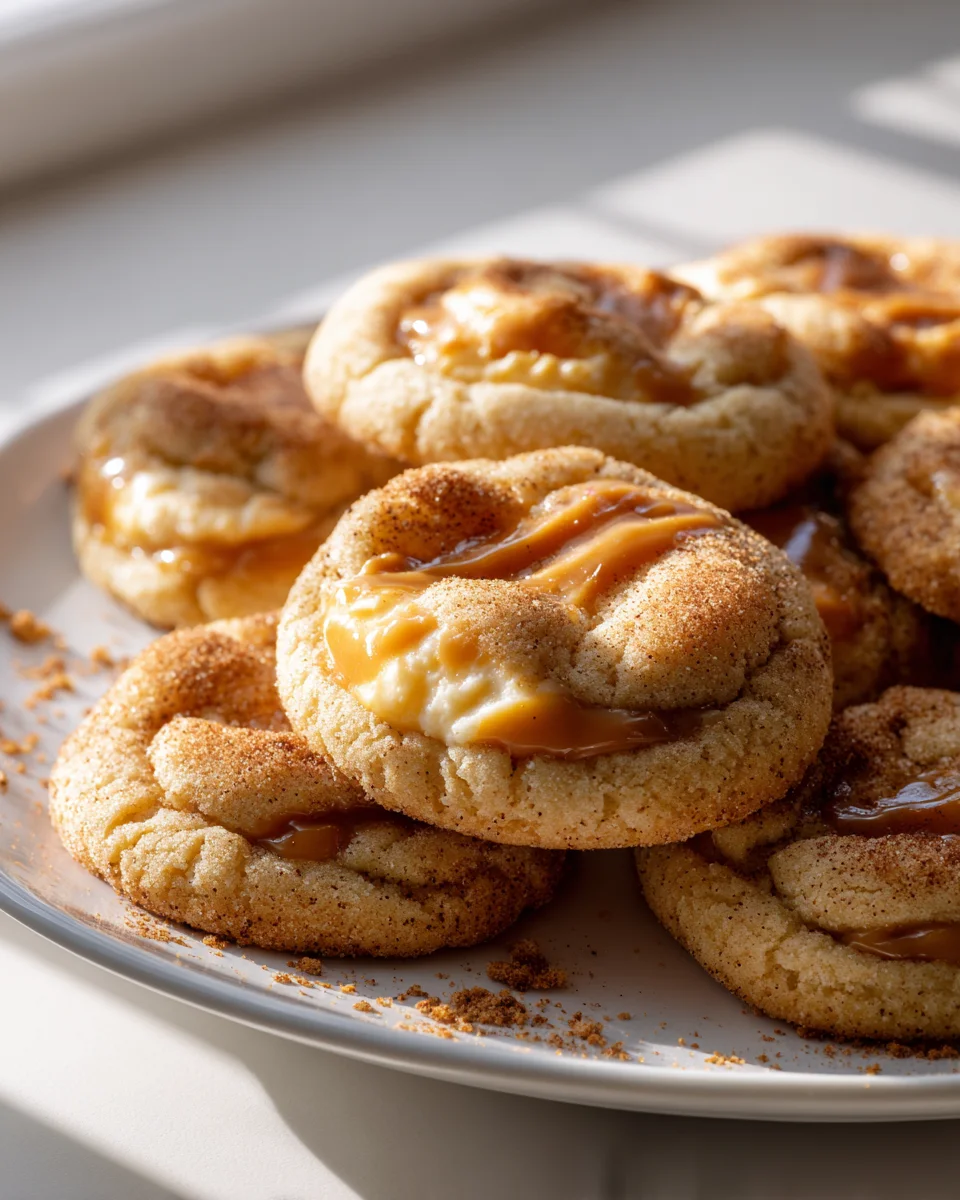 Köstliche Karamell-Cheesecake-Cookies zum Verlieben!