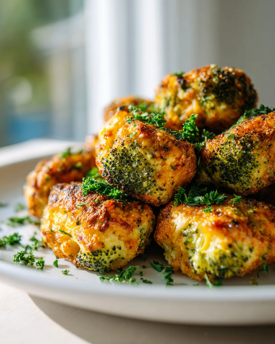 Knusprige Brokkoli Kase Nuggets: Dein gesunder Snack-Hit!