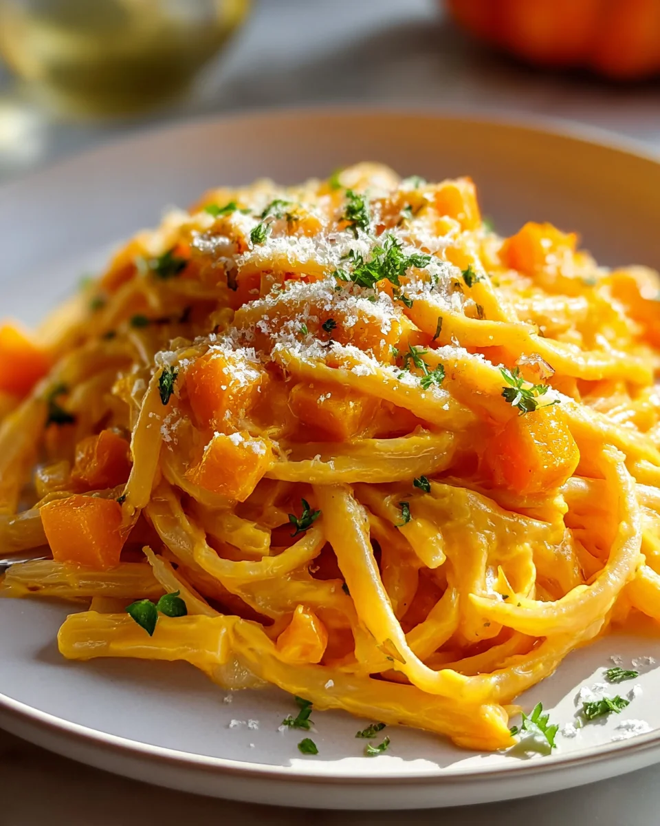 Cremige Kurbispasta: Einfach, lecker & unwiderstehlich