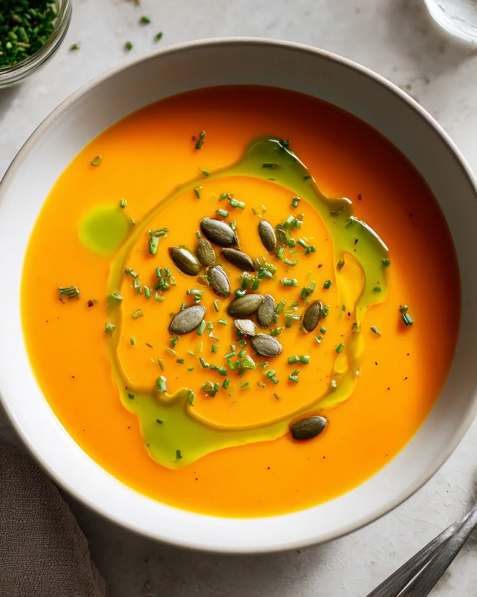 Hokkaido Kürbissuppe: Cremig, knackig, extra crunchig!