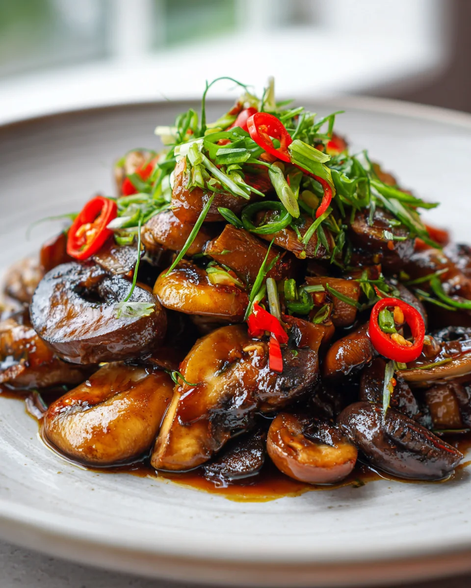 Scharfe Pilzpfanne: Chili-Sojasauce – Dein schnelles Asia-Rezept