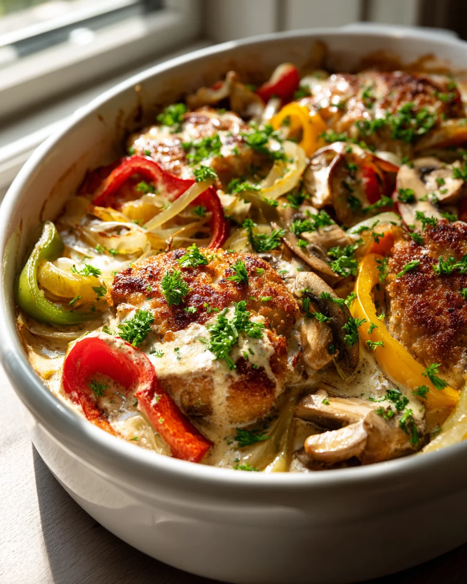 Räuberschnitzel: Schnelles & einfaches Rinder-Schnitzel Rezept.