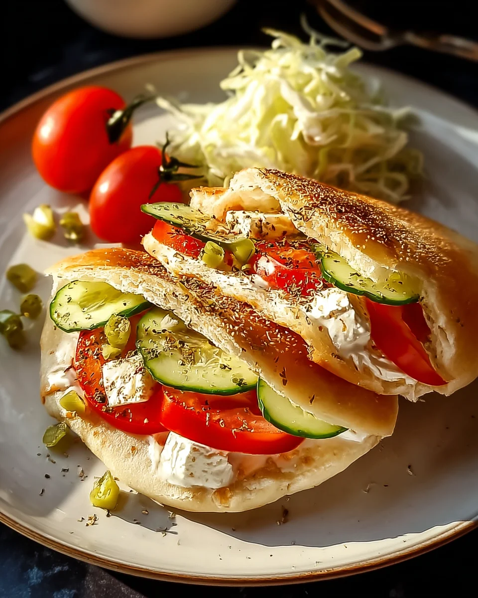 Heißer Schafskäse im Fladenbrot – Ein Genuss für Feinschmecker!