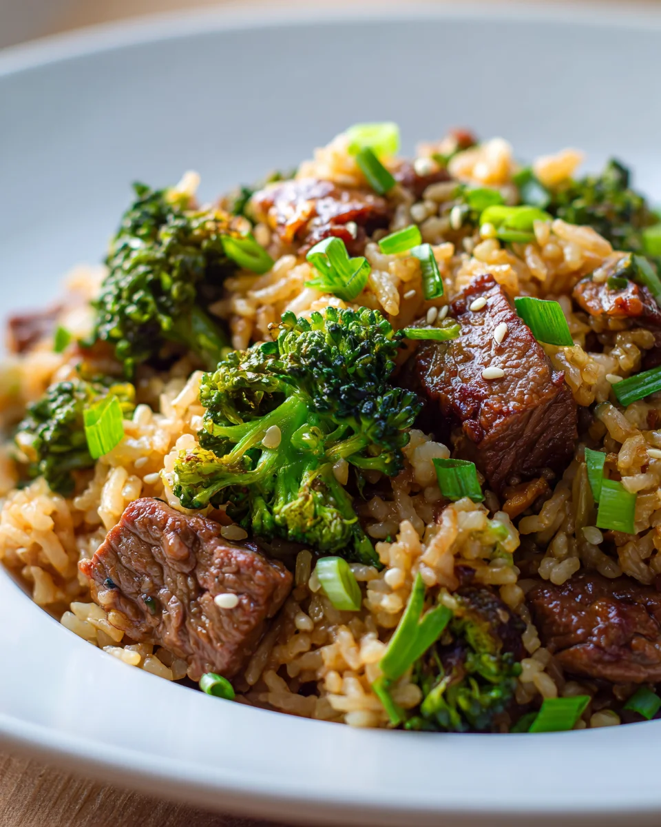 Bestes Rind-Brokkoli Fried Rice Rezept – Schnell zubereitet!