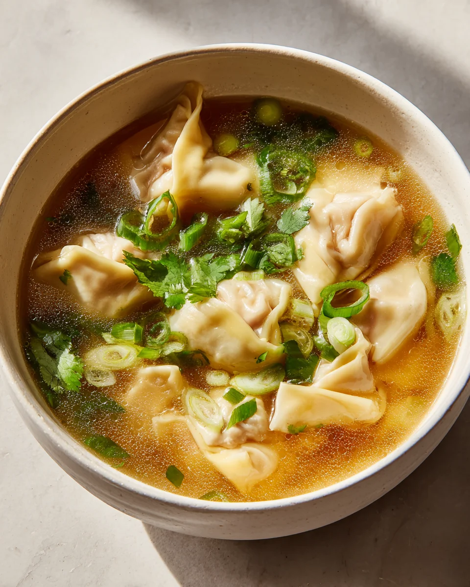 Wonton Suppe: Herzhaftes Rindfleisch-Rezept zum Selbermachen