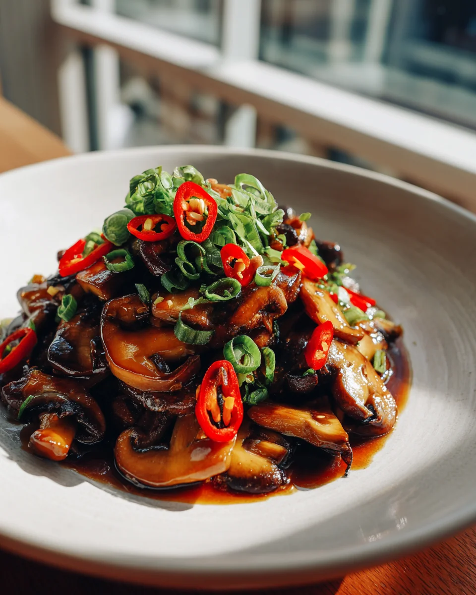 Scharfe Pilzpfanne: Chili-Sojasauce – Dein schnelles Asia-Rezept