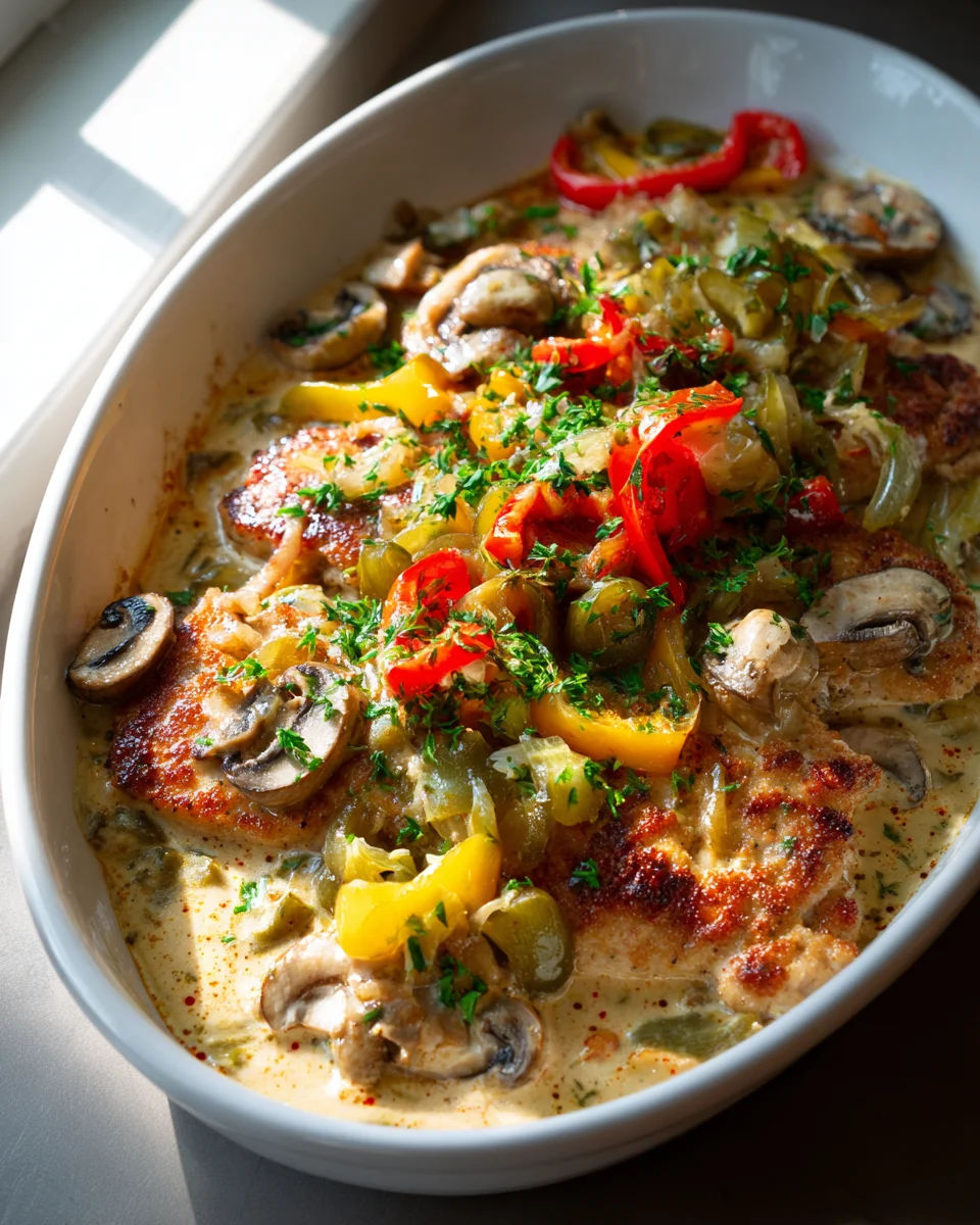 Räuberschnitzel: Schnelles & einfaches Rinder-Schnitzel Rezept.